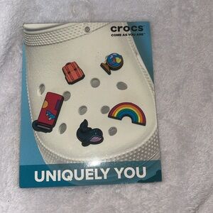 Crocs Jibbitz 5-Pack Back to School Vacation Travel Shoe Charms Jibbitz new